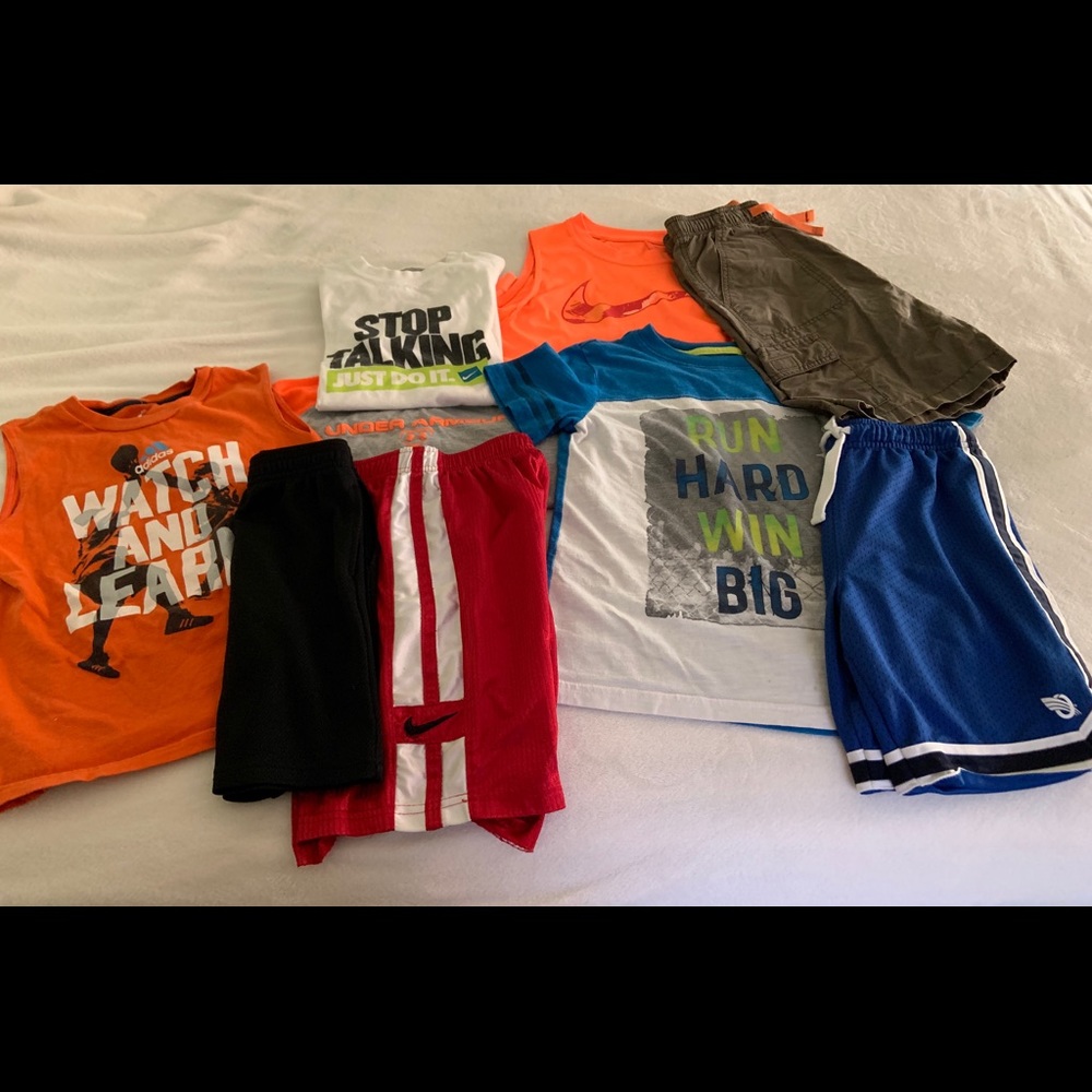 Lot of Youth Boys Shorts, T-shirts & Tank Tops
